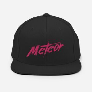 Meteor Logotype Snapback Hat