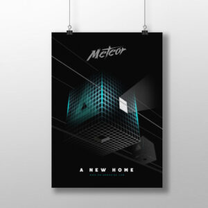 A new home - Meteor Poster