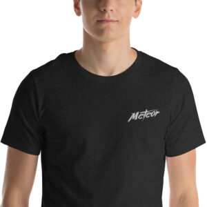 Meteor Type Logo unisex embroidered t-shirt