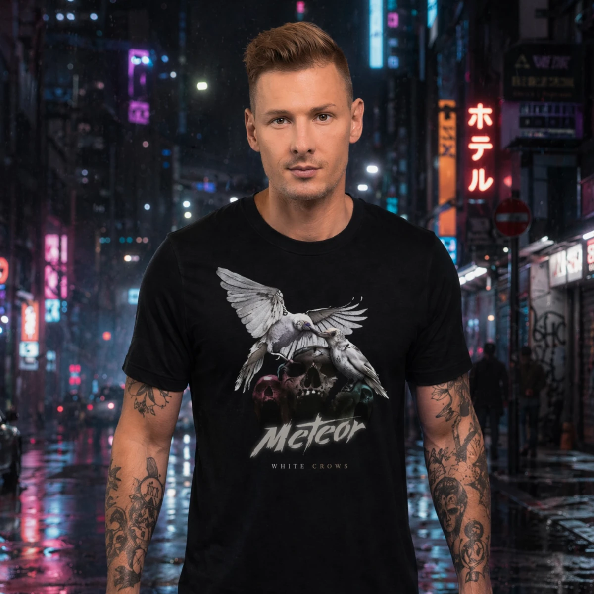Meteor - Whites Crows T-Shirt